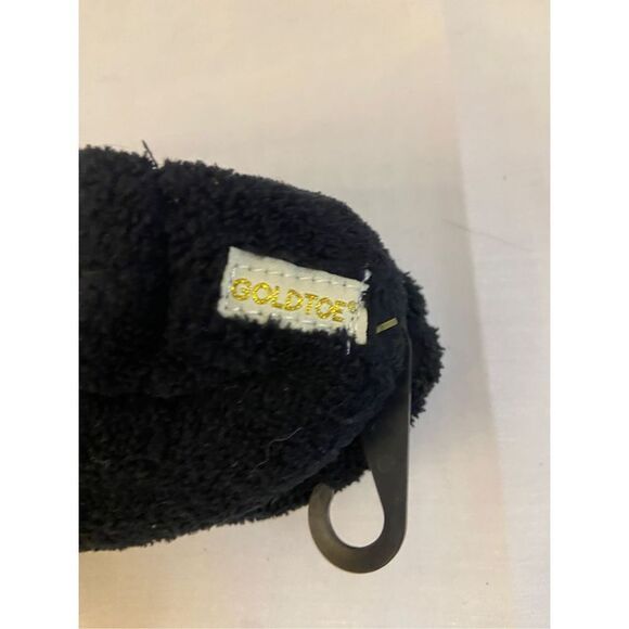 Gold toe black ballet style house slippers size 9 NEW - Picture 5 of 5